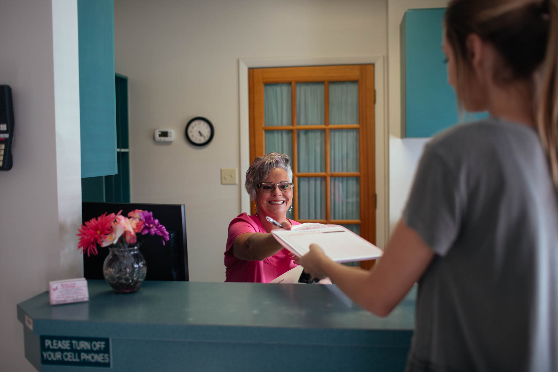 Women’s Center for Radiology check-in