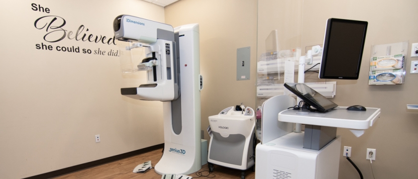 Cedar Hill mammogram room