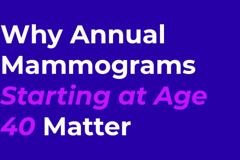 Annual mammos at 40 matter