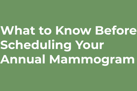 Mammogram Scheduling Guide